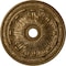 Ekena Millwork Flagstone Ceiling Medallion (Fits Canopies up to 3 7/8"), 30"OD x 3 7/8"ID x 3 1/4"P, Pale Gold CM30FLPAS - alternate 1
